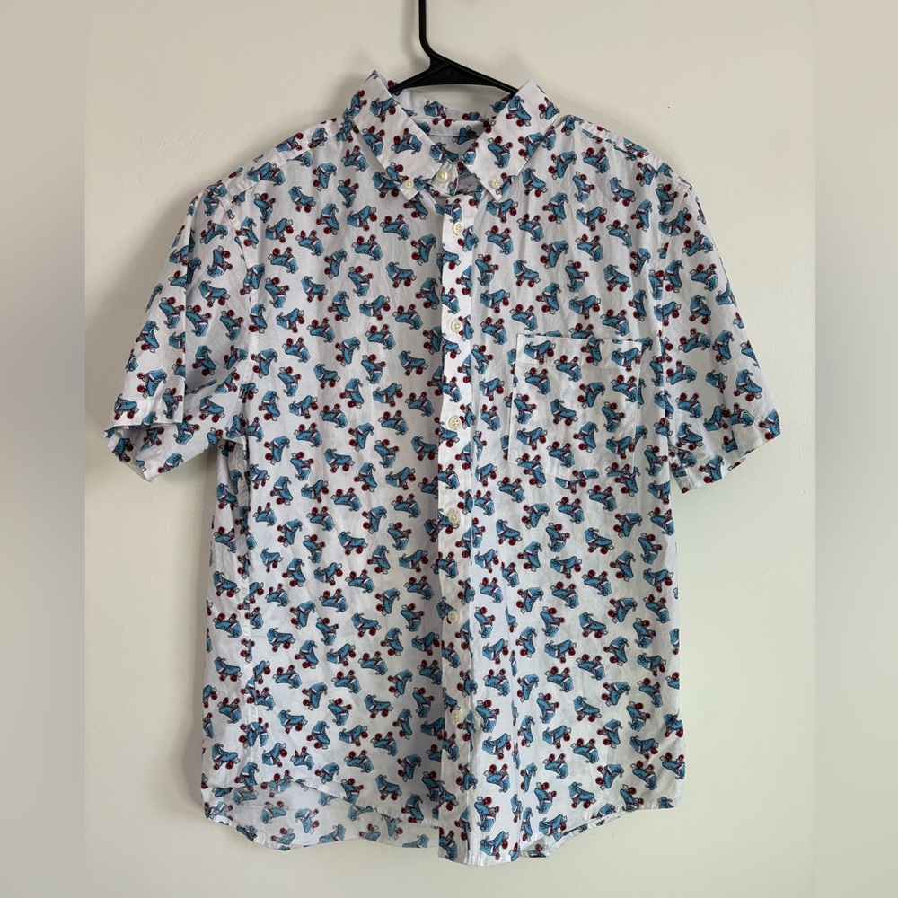 Goodfellow & Co Multicolor Patterned Casual Shirt